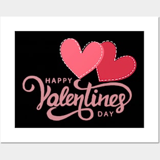 Happy valentines day Posters and Art